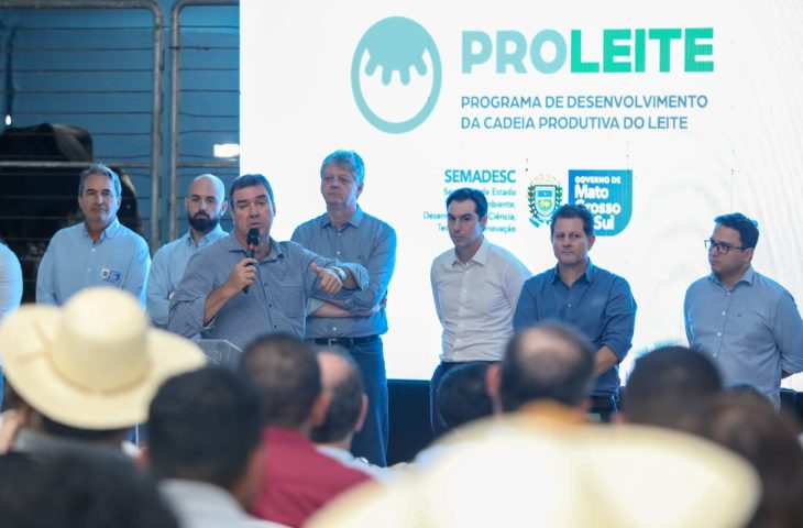 Governo do Estado lançou, nesta quinta-feira (10), o programa Proleite MS, que visa modernizar e impulsionar o setor leiteiro, além de promover a inclusão