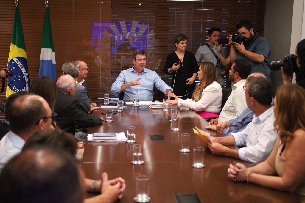 Reunião do governador com lideranças de Coronel Sapucaia.