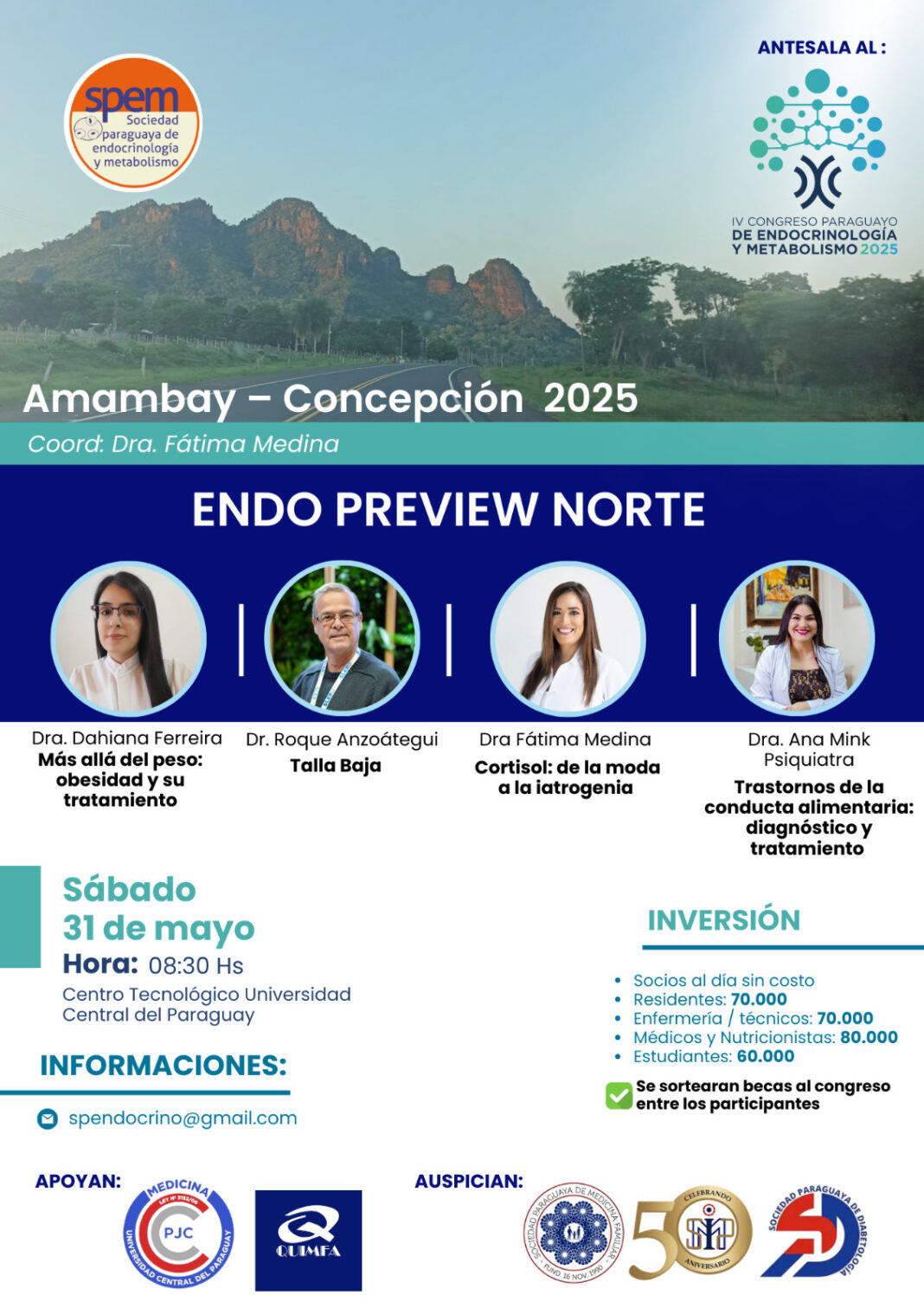 UCP-PJC Universidade Central do Paraguai de Pedro Juan Caballero irá sediar o evento “Endo Preview Norte”