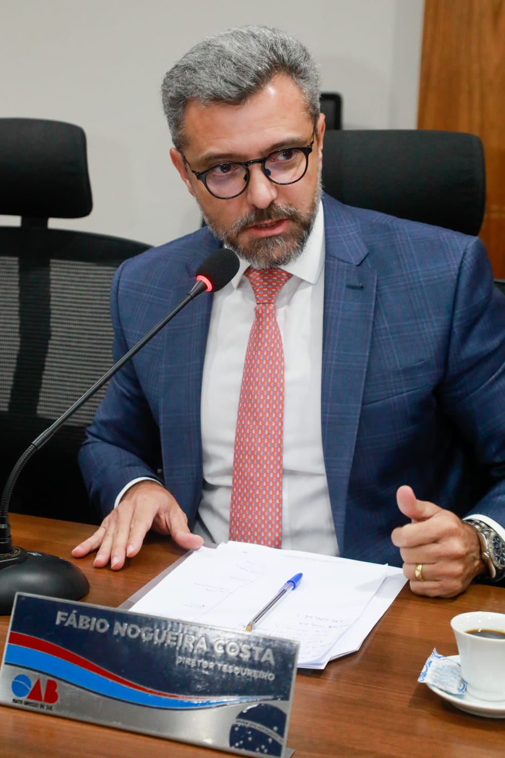O diretor-tesoureiro da Seccional da Ordem dos Advogados do Brasil (OAB) em Mato Grosso do Sul, Fábio Nogueira Costa (Foto: Divulgação).