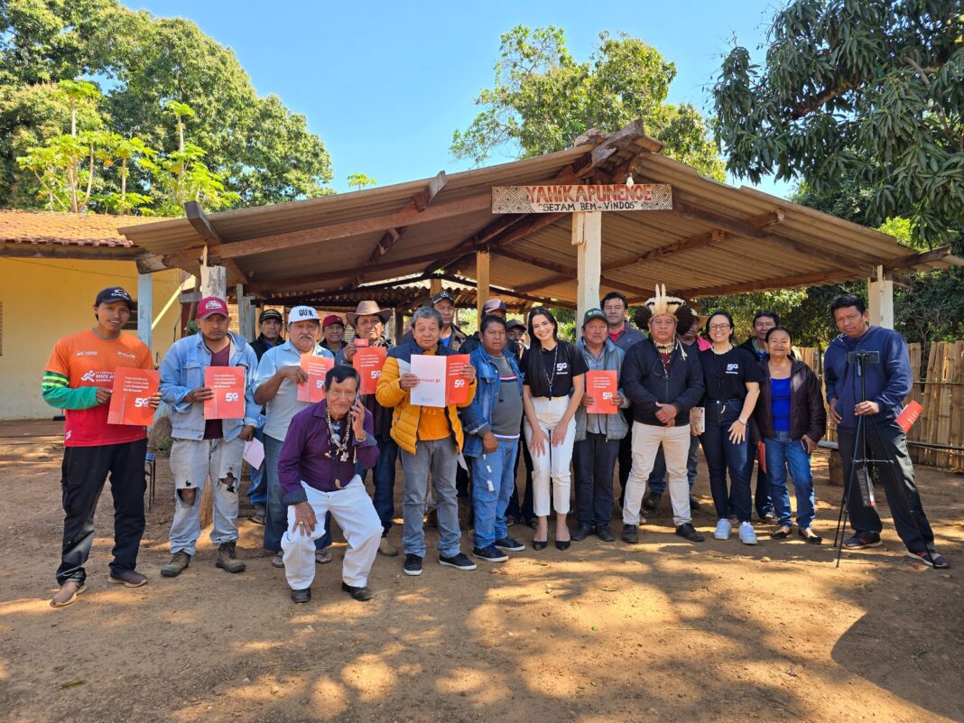 Brisanet dialoga com comunidade indígena do Mato Grosso do Sul. (Foto: Divulgação).