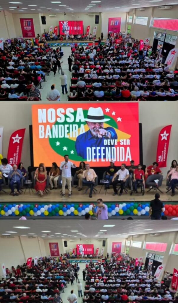 PT/MS empossa nova direção estadual com presença de lideranças e militância PT/MS empossa nova direção estadual com presença de lideranças e militância