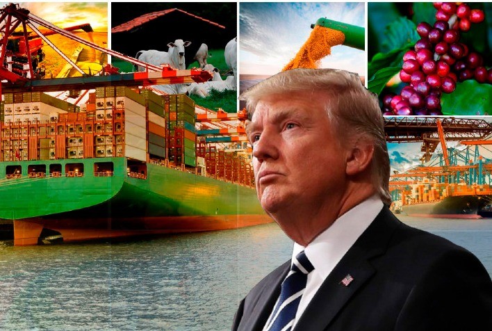 Tarifas dos EUA derrubam exportações brasileiras em agosto