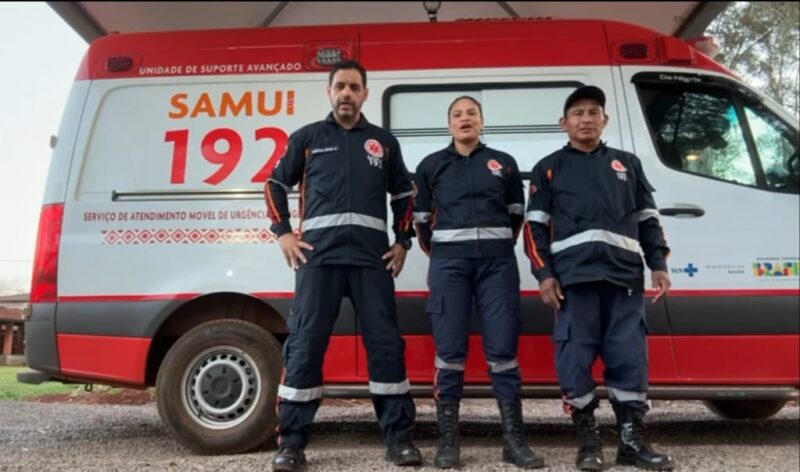 Samu Indígena completa primeiro mês de atuação com ampliação no atendimento e redução no tempo de resposta às chamadas. Foto: A. Frota.