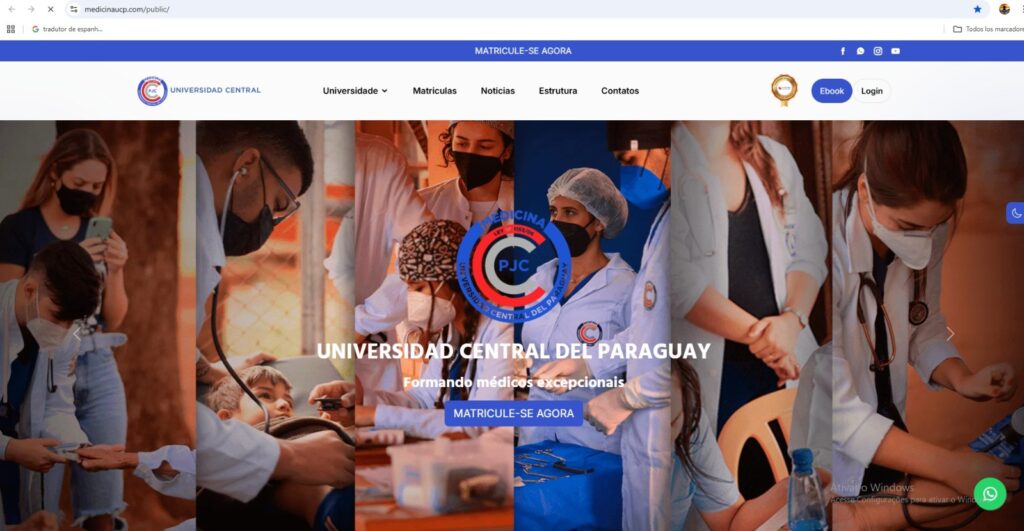 UCP de Pedro Juan: novo site institucional facilita e agiliza ´vida acadêmica´