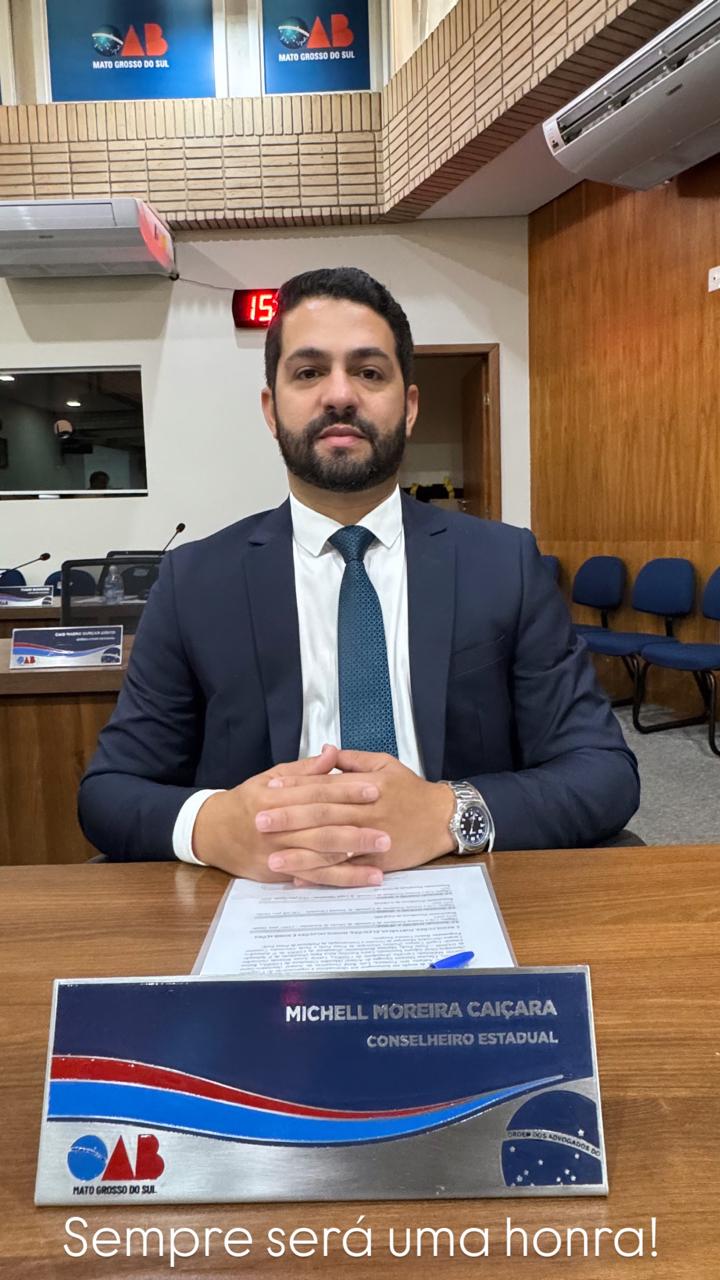 O advogado Michell Moreira Caiçara, presidente da Comissão de Esporte e Lazer da 4ª Subseção da OAB (Foto: Divulgação).