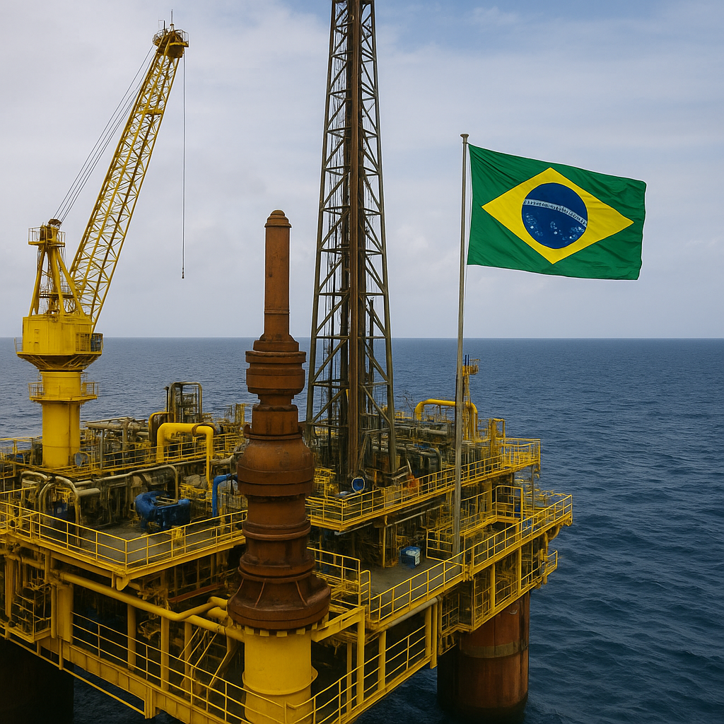 Produção de petróleo e gás do Brasil cresce 23,3% em julho, aponta ANP