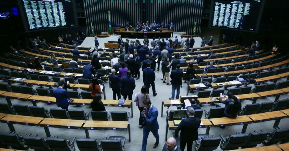 Plenário da Câmara dos Deputados. (Foto: Reprodução).