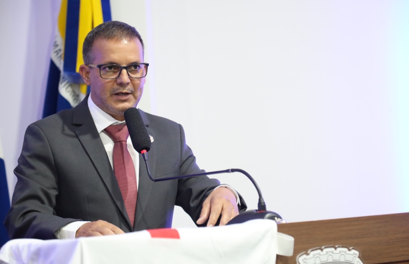 Vereador Inspetor Cabral (PSD) auxiliou na construção do projeto da Patrulha Maria da Penha (Foto: F. Grott/CMD).