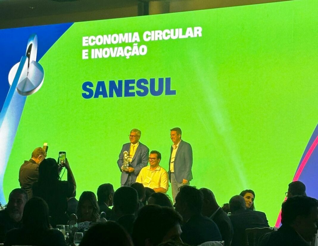Sanesul vence Prêmio Eco 2025 da Ancham Brasil com iniciativa que muda hábitos e melhora índices