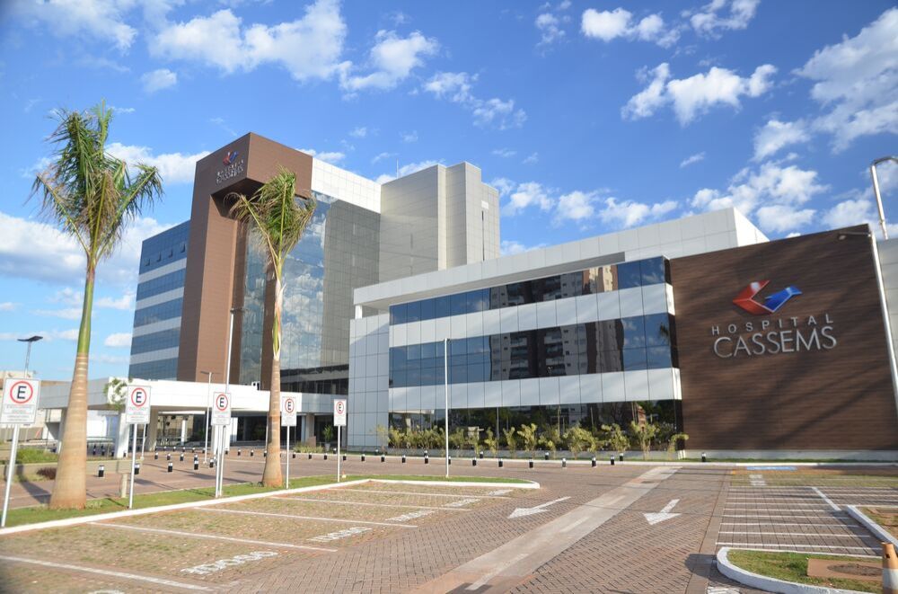 Vista do prédio da Cassems em Campo Grande. (Foto: Divulgação)