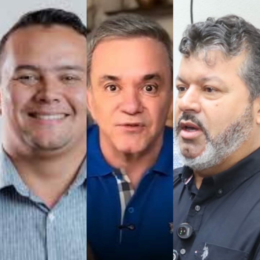 Vander entre Edinho e Bernardo