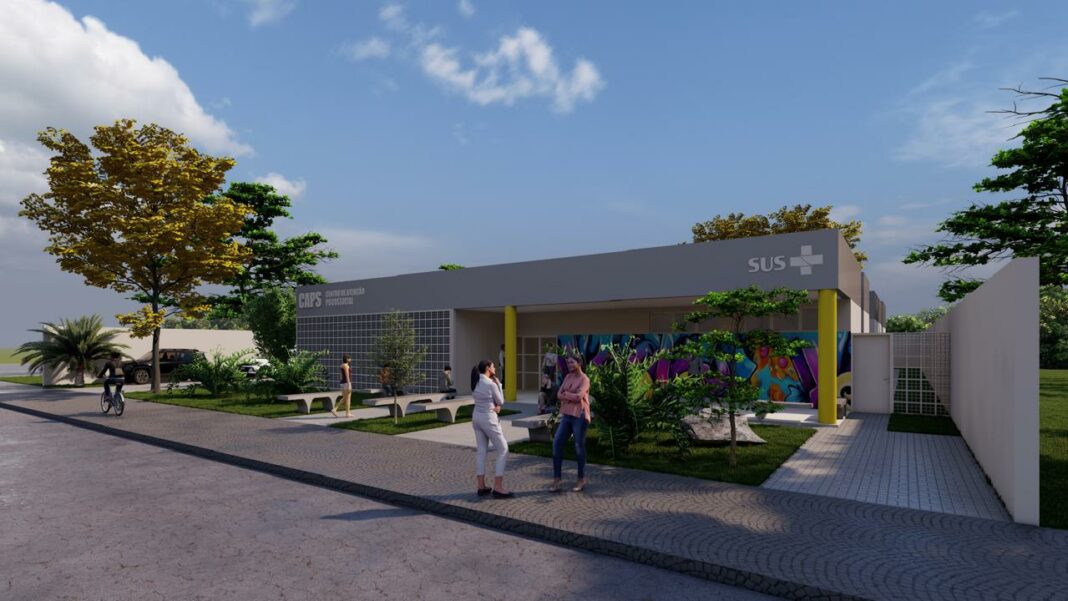 Prefeito assina ordem de serviço para construção do CAPS AD III, que terá estrutura moderna e atendimento humanizado.