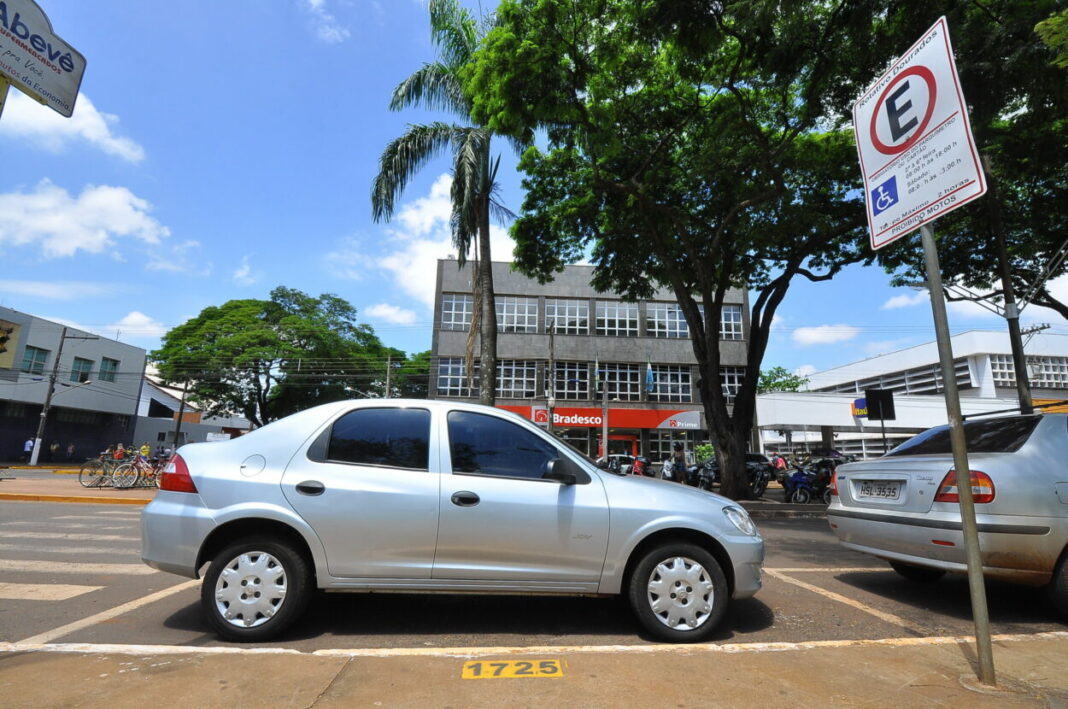 Prefeitura optou por não renovar serviço de estacionamento pago e busca nova empresa que atenda a contento as necessidades dos usuários- Foto: Arquivo/ Assecom.