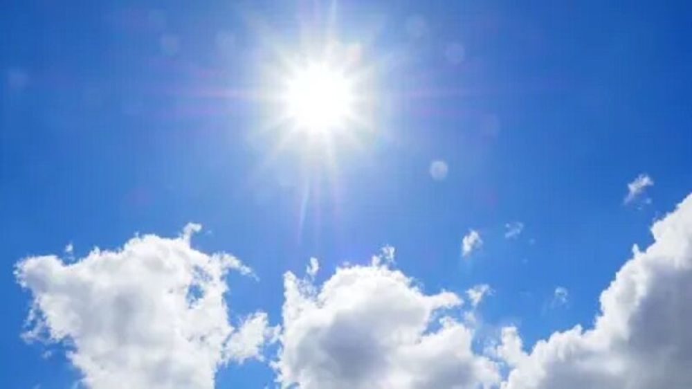 Sol e céu azul em Dourados neste sábado. (Foto: Divulgação)