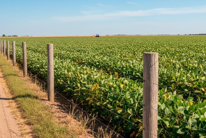 Cercamento estratégico aumenta eficiência e segurança na colheita de grãos