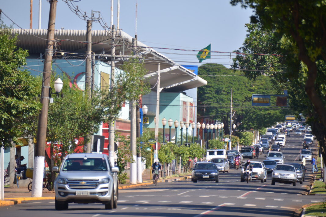 Vista da cidade de Dourados. (Foto: Eliel Oliveira).