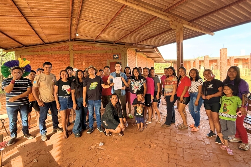 Franklin participou de reunião com estudantes, lideranças indígenas e movimento universitário em setembro de 2025 - Foto: Assessoria.