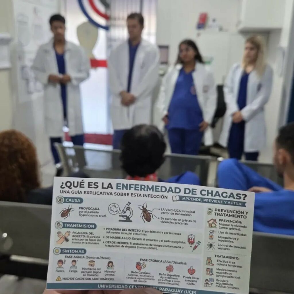 Acadêmicos da Interamericana e UCP levam ações preventivas de saúde em clínicas