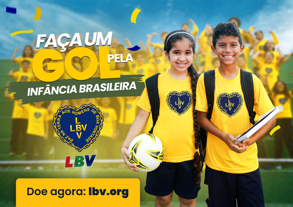 Zico entra em campo com a LBV em campanha pela infância brasileira Zico entra em campo com a LBV em campanha pela infância brasileira
