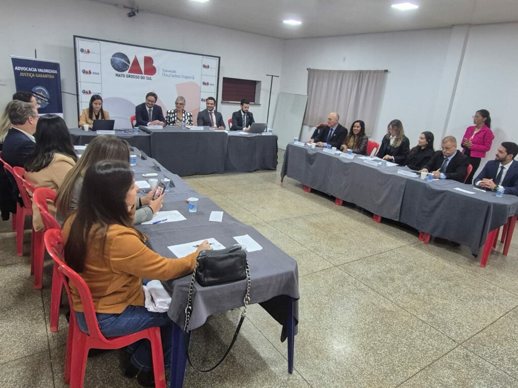 Sindicato Rural de Dourados sedia pela 1ª vez sessão do Conselho da 4ª Subseção da OAB Sindicato Rural de Dourados sedia pela 1ª vez sessão do Conselho da 4ª Subseção da OAB