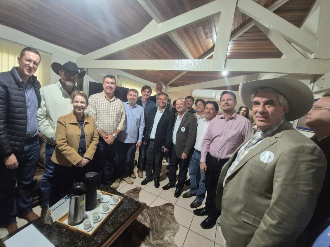 Empresários participam de encontro com Riedel na 60ª Expoagro, Foto – Fábio Dorta/Sindicato Rural de Dourados