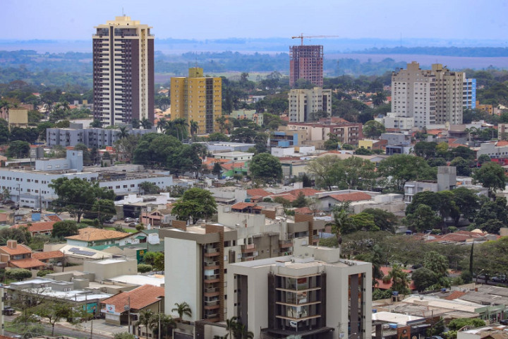 Vista da cidade de Dourados. (Foto: Reprodução)