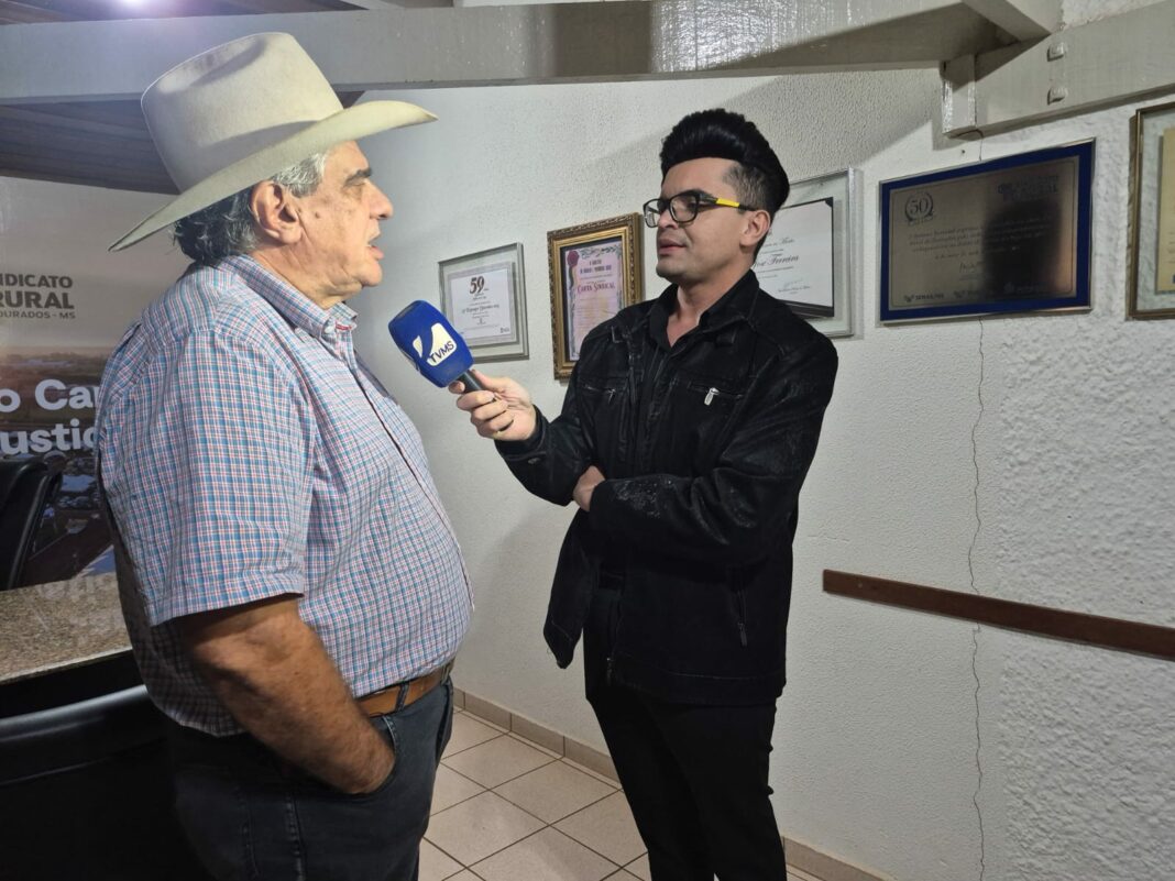 Gino Ferreira destaca Expoagro no Cidade Alerta, Foto – Fábio Dorta/Sindicato Rural de Dourados