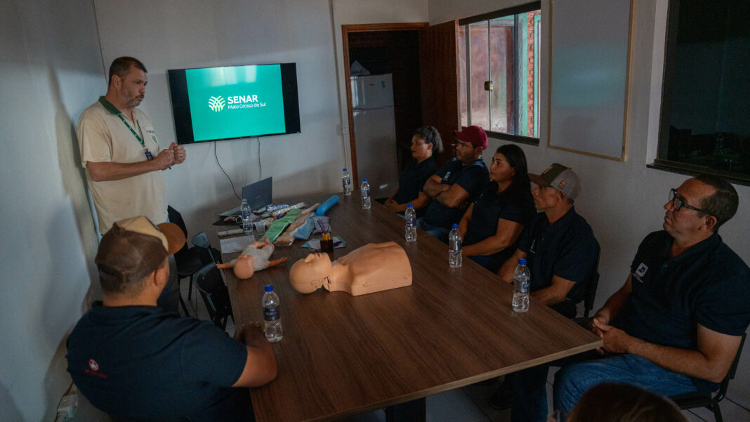 Oficina sobre noções de primeiros socorros foi uma das atividades da Asumas na 60ª Expoagro, Foto – divulgação