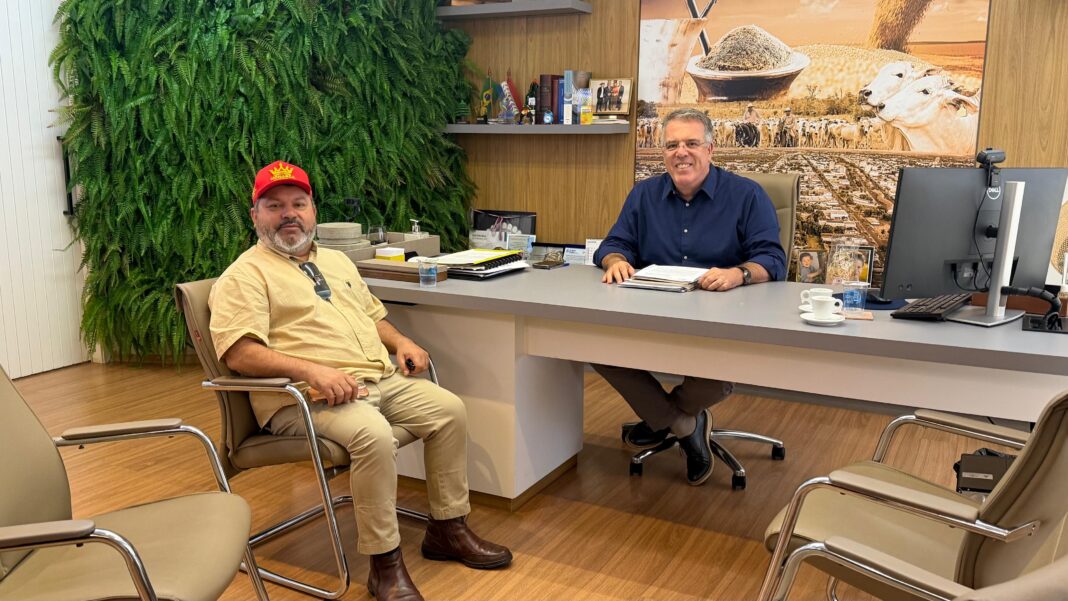 Carlos Bernardo visita prefeito Eduardo Campos e destaca projetos estruturantes para Ponta Porã