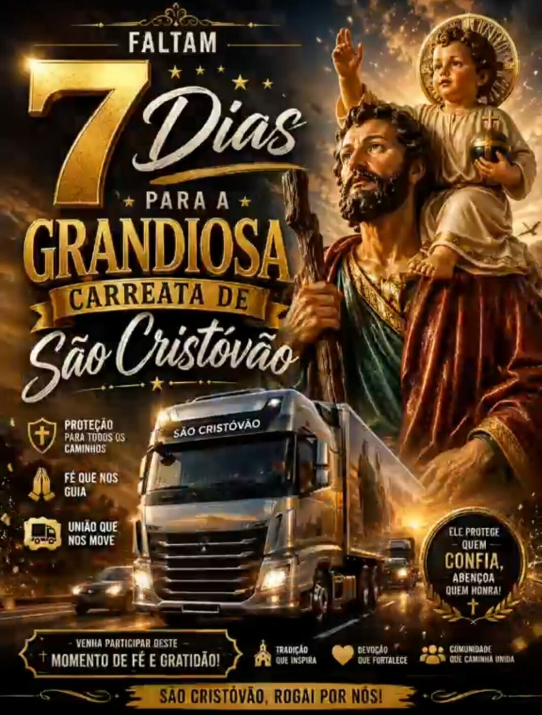 Sanga Puita Prepara Grandiosa Carreata de São Cristóvão