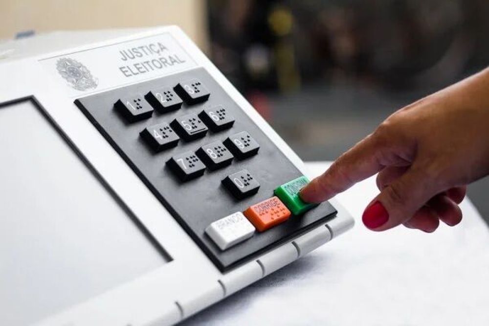 Urna eletrônica. (Foto: Reprodução/TSE)