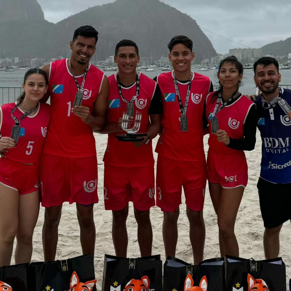 Juventude do MDB entrega projeto SAQUE MS a Carlos Bernardo e propõe vôlei como política de prevenção à violência no interior