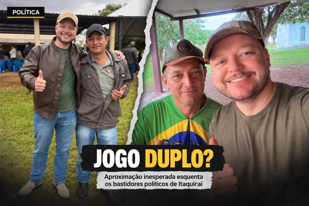 Jogo duplo? Aproximação inesperada esquenta os bastidores políticos de Itaquiraí