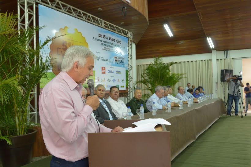 Governador participa da abertura oficial da Expaogro Governador participa da abertura oficial da Expaogro