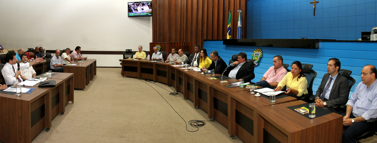 Autoridades e produtores de MS discutem fortalecimento da agricultura familiar fotos: Wagner Guimarães/ALMS. Deputado Renato Câmara, durante pronunciamento no plenário Deputado Júlio Maia.