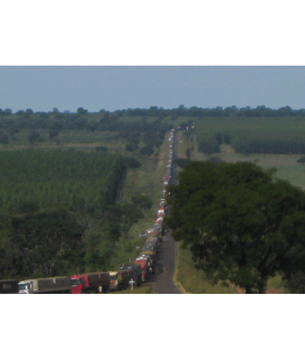 Fila nos portos eleva preço do frete em MS O tempo de espera dos motoristas nas filas dos Portos de Santos (SP) e Paranaguá (PR) elevou o valor pago pelo transporte da tonelada de soja de R$ 120 para até R$ 200 em Mato Grosso do Sul.