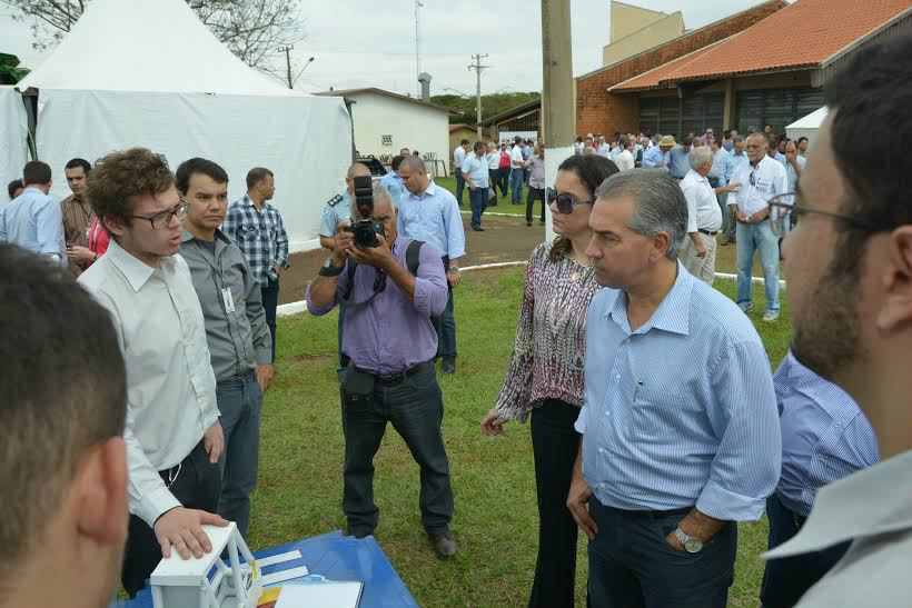 Governador participa da abertura oficial da Expaogro Governador Reinaldo Azambuja