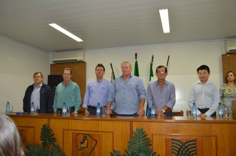 A cerimônia qvontou com a participação do diretor secretário da Famasul - Federação da Agricultura e Pecuária de MS
