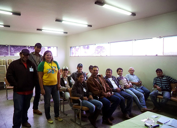 1ª turma de NCR promovida em 2014, no município de Camapuã, contou com a participação de Silvano, Lilian e Marcel