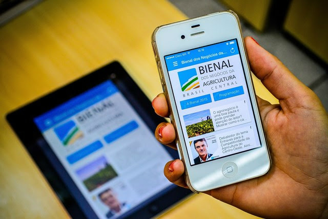 Bienal da Agricultura: Aplicativo permite interação total de usuário com a vitrine do agronegócio