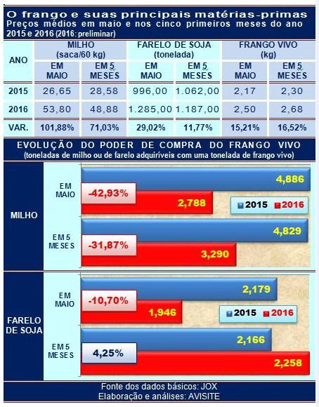 Em um ano, enquanto frango vivo aumenta 15%, milho dobra de preço Em um ano, enquanto frango vivo aumenta 15%, milho dobra de preço