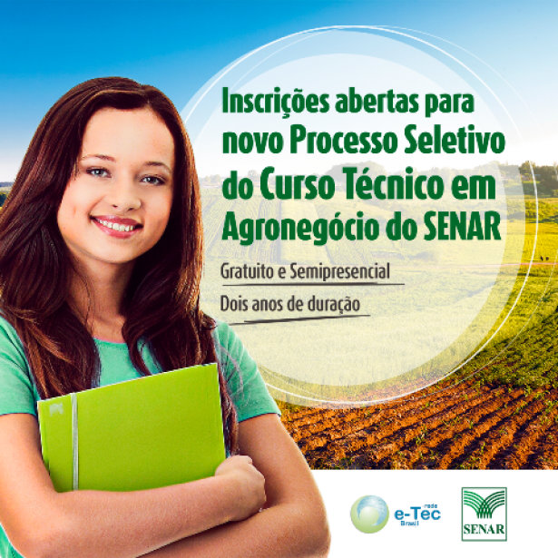 Nova oportunidade para quem busca formação técnica em Agronegócio