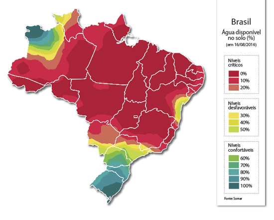 Previsão do tempo: chuva deve favorecer lavoura no Centro-Oeste e Matopiba Previsão do tempo: chuva deve favorecer lavoura no Centro-Oeste e Matopiba