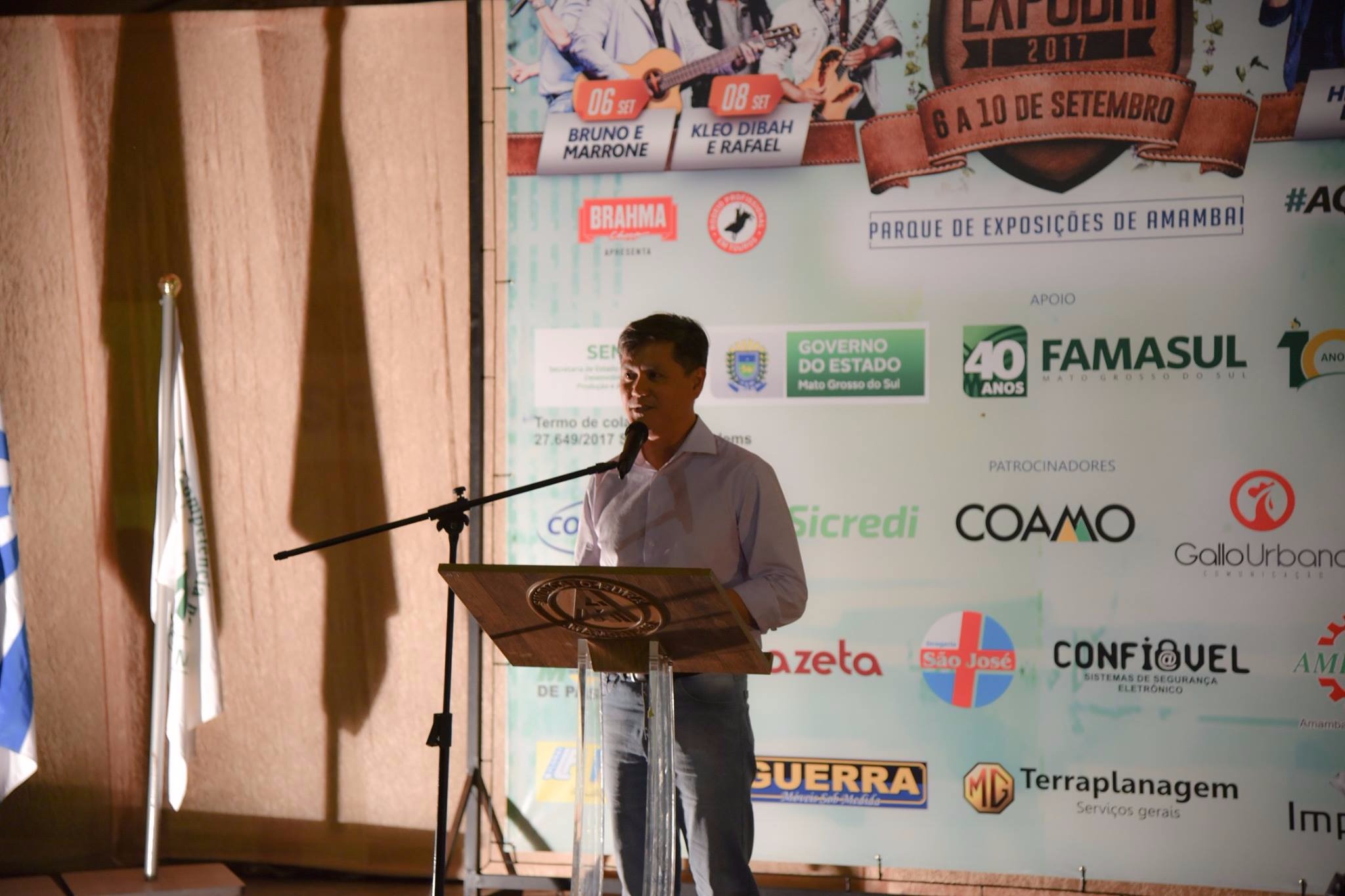 Expobai 2017: Mauricio Saito fala sobre educação rural e ações do Senar/MS na abertura do evento Expobai 2017: Mauricio Saito fala sobre educação rural e ações do Senar/MS na abertura do evento