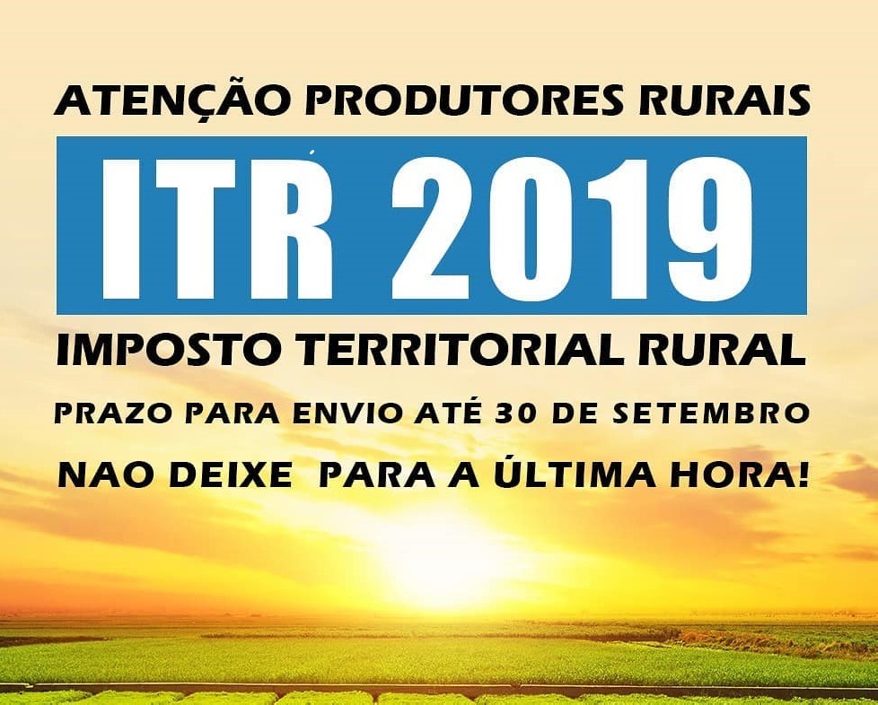 Novidade: Declaração de ITR 2019 inclui Cadastro Ambiental Rural Novidade: Declaração de ITR 2019 inclui Cadastro Ambiental Rural