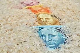 Mesmo com isenção para exportação, preço do arroz está 134% maior Mesmo com isenção para exportação, preço do arroz está 134% maior