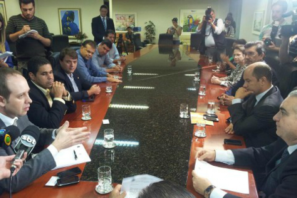 No início da tarde de ontem, em coletiva de imprensa, Riedel confirmou que os produtores rurais do MS são orientados a agir dentro da legalidade.Foto: Divulgação