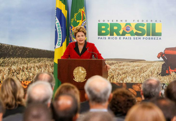 Plano Safra: total de recursos é 18% maior que o da última temporada Plano Safra estimulará aumento da capacidade de armazenagem pública e privada.Foto: Roberto Stuckert Filho / Presidência da República
