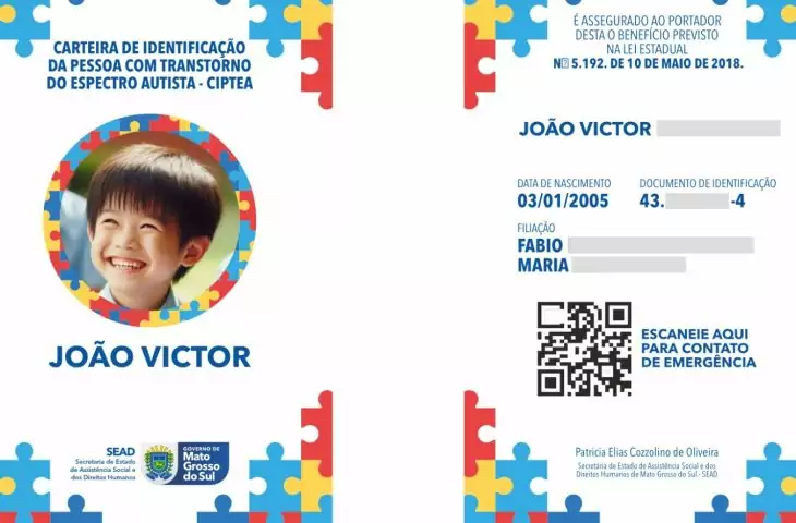 Carteirinha do Autista vale em todo o Mato Grosso do Sul substitui laudo médico para o desconto no IPVA